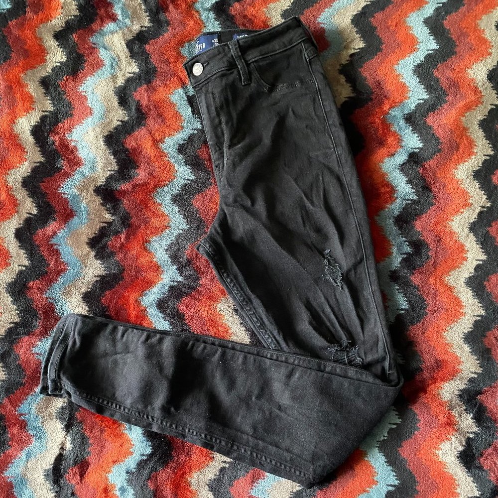 High Rise Curvy & Distressed Jean Leggings